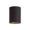 RENDL R11802 RON lámpabúra, univerzális lámpaernyők Polycotton fekete/arany fólia