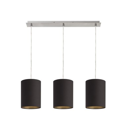 RENDL R11802 RON lámpabúra, univerzális lámpaernyők Polycotton fekete/arany fólia