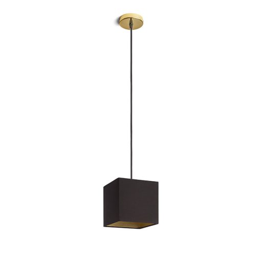 RENDL R11812 TEMPO lámpabúra, univerzális lámpaernyők Polycotton fekete/arany fólia