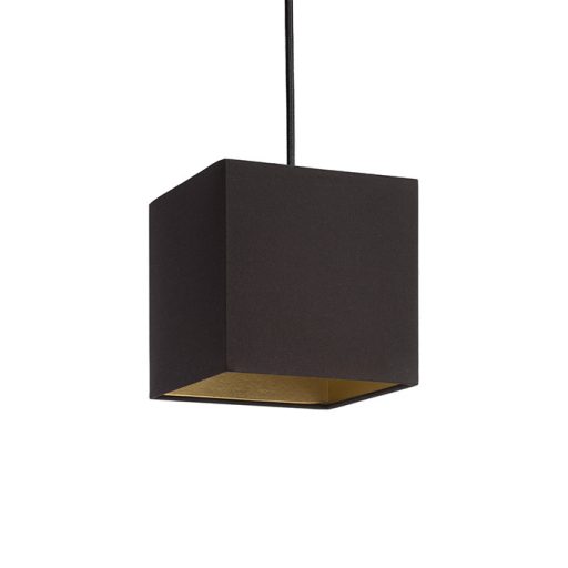 RENDL R11812 TEMPO lámpabúra, univerzális lámpaernyők Polycotton fekete/arany fólia