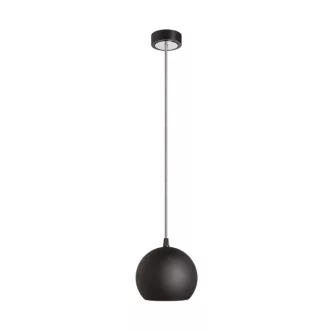 COPA závěsná černá sklo 230V LED E27 11W