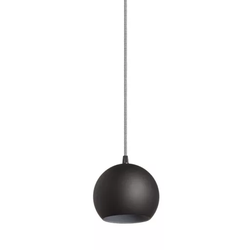 COPA závěsná černá sklo 230V LED E27 11W