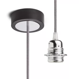 HEX závěsná sada ČZ+Č/BK+CHO+CHK1 230V LED E27 15W