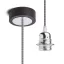 HEX závěsná sada ČZ+Č/BK+CHO+CHK1 230V LED E27 15W