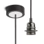 HEX závěsná sada ČZ+ČK+ČCHO+BK1 černá  230V LED E27 15W