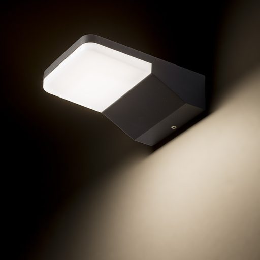 RENDL R11946 VIRGO LED kültéri lámpa, szögletes fali IP65 antracit
