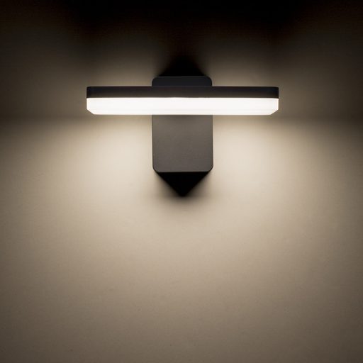 RENDL R11947 RINA LED kültéri lámpa, szögletes fali IP65 antracit