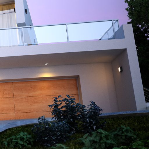 BONO felületre szerelhető antracitszürke 230V LED 4W IP65 3000K