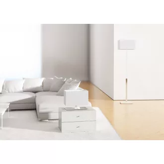 PLAZA S asztali lámpa fehér króm 230V LED E27 15W