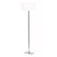 PLAZA állólámpa fehér króm 230V LED E27 15W