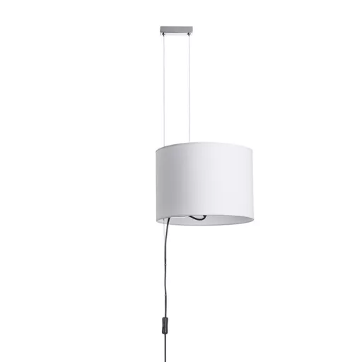BROADWAY závěsná posuvná bílá chrom 230V LED E27 15W