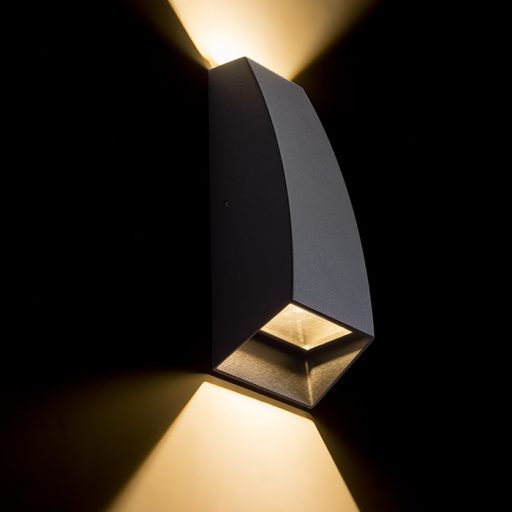 RENDL R12010 PIA LED kültéri lámpa, fel-le világító IP54 antracit