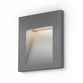   RENDL R12014 TESS LED kültéri lámpa, falba süllyesztett IP54 ezüstszürke