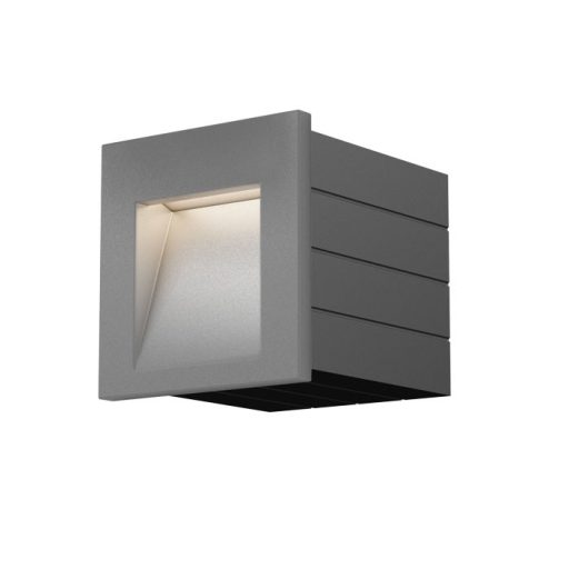 RENDL R12014 TESS LED kültéri lámpa, falba süllyesztett IP54 ezüstszürke