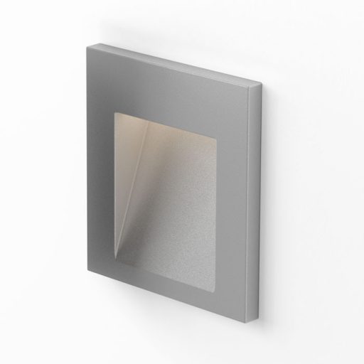 RENDL R12014 TESS LED kültéri lámpa, falba süllyesztett IP54 ezüstszürke