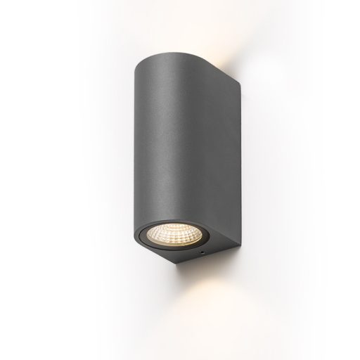 RENDL R12022 ZACK LED kültéri lámpa, fel-le világító IP54 antracit