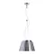 CORONA závěsná chromované sklo 230V LED E27 15W