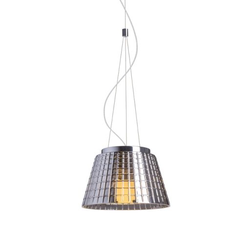 RENDL R12055 CORONA függőlámpatest, üveg krómozott üveg
