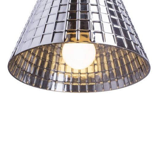 RENDL R12055 CORONA függőlámpatest, üveg krómozott üveg