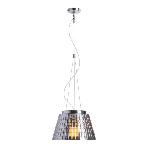 RENDL R12055 CORONA függőlámpatest, üveg krómozott üveg