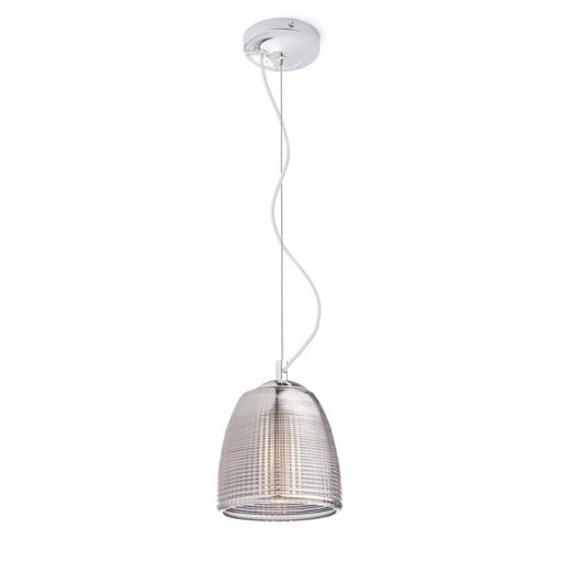 RENDL R12056 AZRIA függőlámpatest, üveg füstüveg