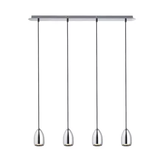BABADES IV závěsná chrom 230V GU10 4x35W