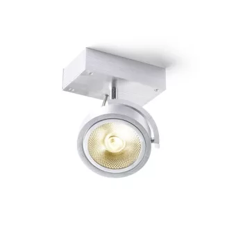 KELLY I nástěnná česaný hliník 230V LED G53 15W