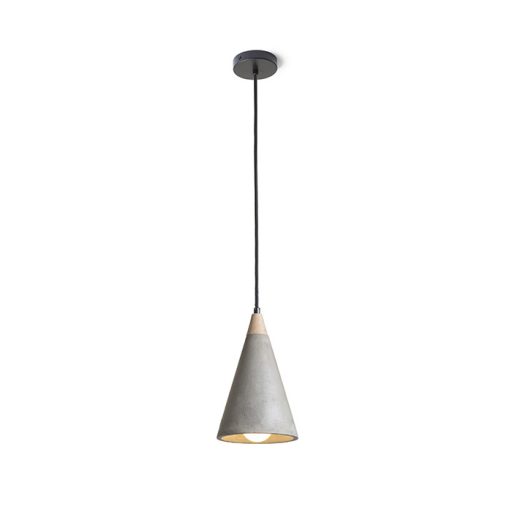 RENDL R12380 HEIDI függőlámpatest, dekoratív beton/fa