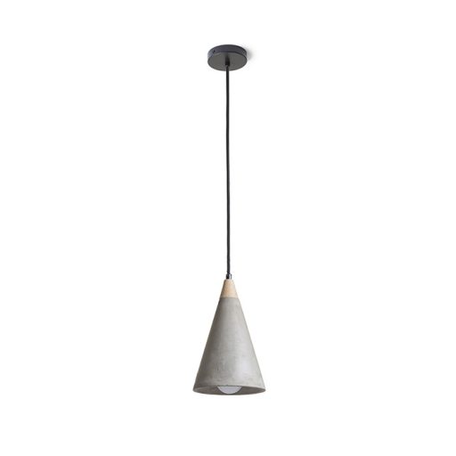 RENDL R12380 HEIDI függőlámpatest, dekoratív beton/fa