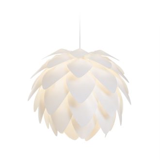   RENDL R12381 ENCOMBRE függőlámpatest, dekoratív fehér PVC