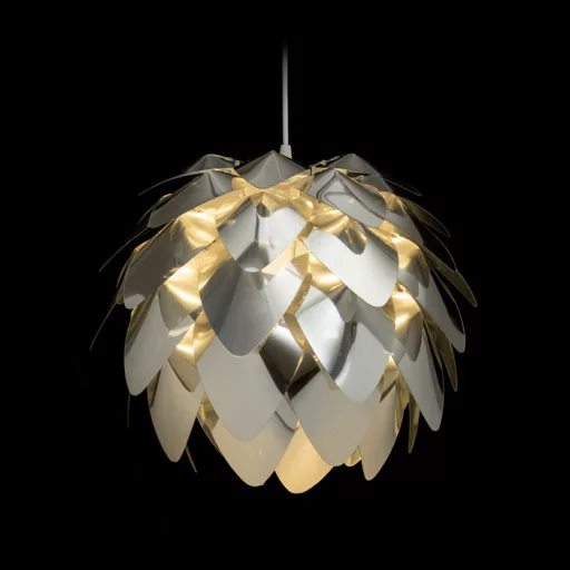 ENCOMBRE závěsná chromovaná fólie 230V LED E27 15W