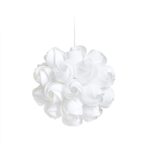 RENDL R12384 COCO függőlámpatest, dekoratív fehér PVC