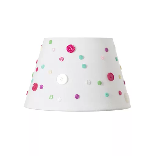 DELISA 25/16 stínidlo bílá knoflíky max. 28W