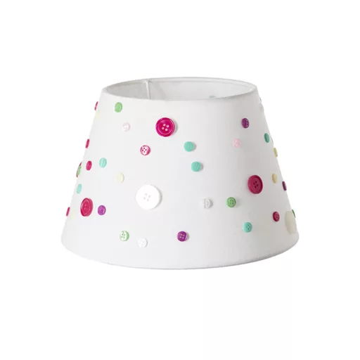 DELISA 25/16 stínidlo bílá knoflíky max. 28W
