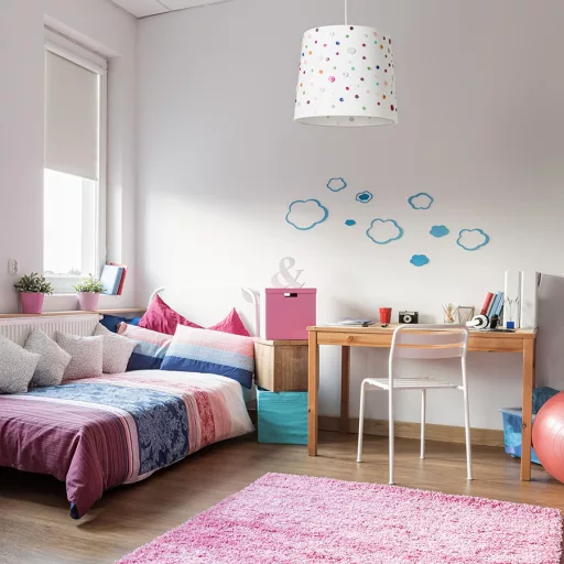 DELISA 35/30 stínidlo bílá knoflíky max. 28W