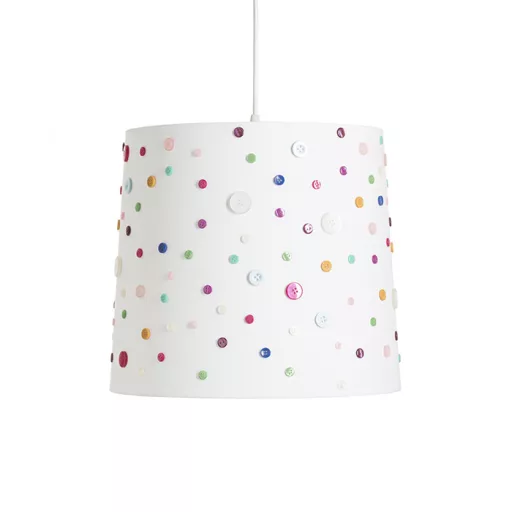 DELISA 35/30 stínidlo bílá knoflíky max. 28W
