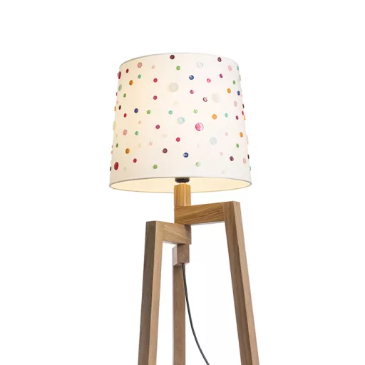 DELISA 35/30 stínidlo bílá knoflíky max. 28W