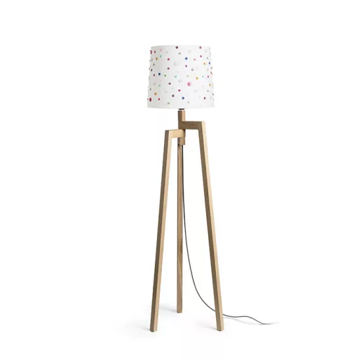 DELISA 35/30 stínidlo bílá knoflíky max. 28W