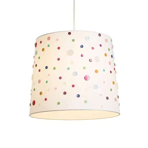 DELISA 35/30 stínidlo bílá knoflíky max. 28W