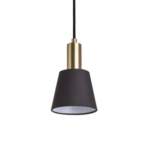 ICAR závěsná černá/zlatá 230V LED E27 11W