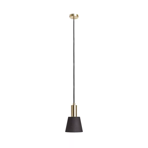 ICAR závěsná černá/zlatá 230V LED E27 11W
