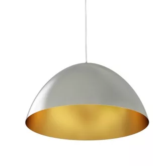   MERYLYN 48 závěsná česaný hliník/zlatý lak 230V LED E27 15W