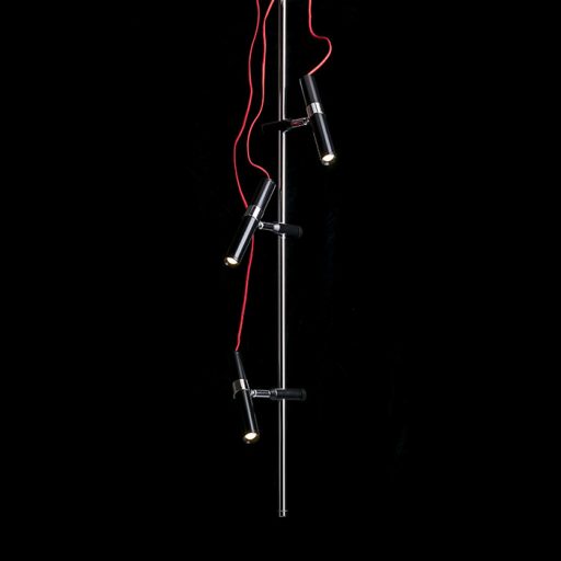 RENDL R12460 VIPER LED Outlet, fekete króm