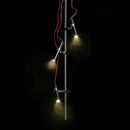 VIPER III stropní černá chrom 230V LED 3x3W 60° 3000K