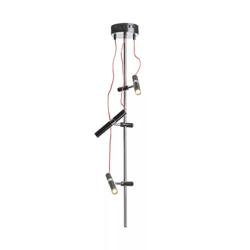 VIPER III stropní černá chrom 230V LED 3x3W 60° 3000K