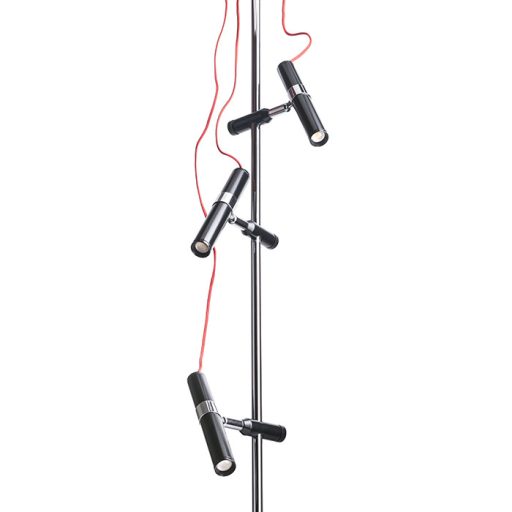 RENDL R12460 VIPER LED Outlet, fekete króm