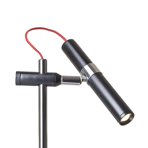 RENDL R12462 VIPER LED asztali lámpa, dolgozólámpa fekete króm