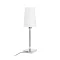 LULU asztali lámpa fehér/fekete króm 230V LED E27 8W