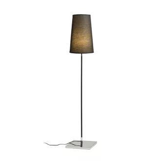 LULU állólámpa fekete króm 230V LED E27 8W