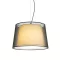 ESPLANADE závěsná transparentní černá/bílá chrom 230V LED E27 15W